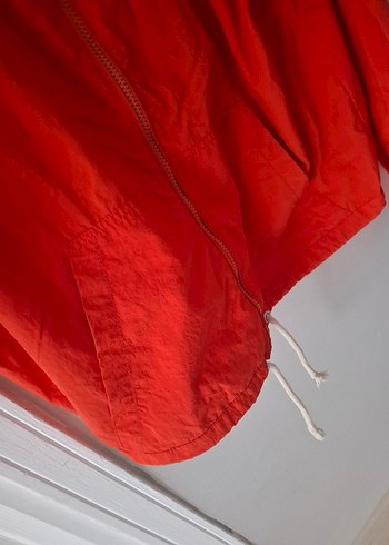 narçiöeği renginde Kapüşonlu Fermuarlı Kadın yağmurluk - Görsel 5