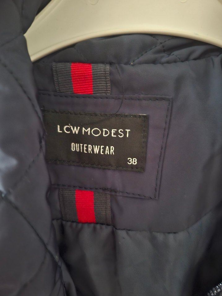 Kemerli Lacivert Uzun Kadın Mont - Görsel 2