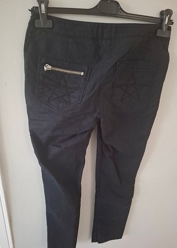 Fermuarlı Siyah Kadın Batik marka Pantolon - Görsel 6