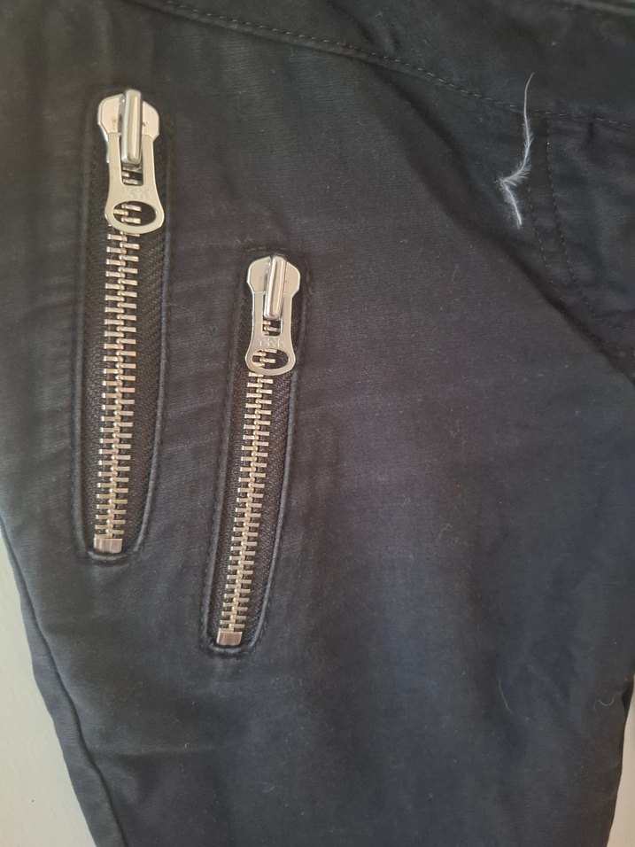 Fermuarlı Siyah Kadın Batik marka Pantolon - Görsel 2