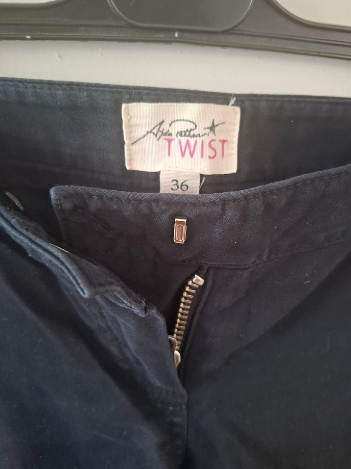 Fermuarlı Siyah Kadın Batik marka Pantolon - Görsel 4