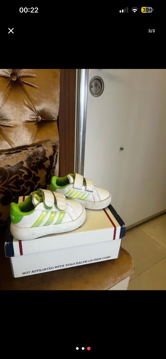 Adidas Beyaz Çocuk Spor Ayakkabı - Görsel 3