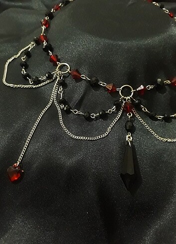 Tasarımcı Gothic kolye 