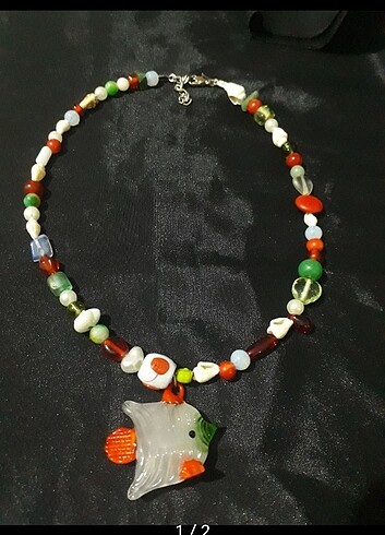 Murano balık kolye