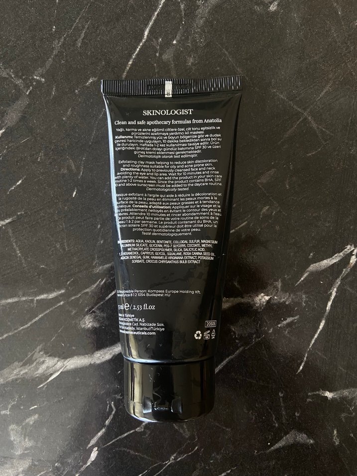 Cosmed Skinologist Salicylic Sulfur Mask - Görsel 3