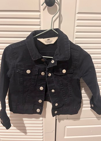 Unisex lacivert kot ceket