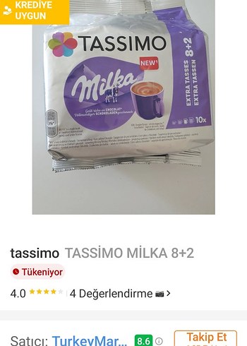 Tassimo Kahve, Süt ve Sıcak Çikolata Kapsülleri - Görsel 9