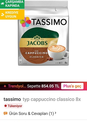 Tassimo Kahve, Süt ve Sıcak Çikolata Kapsülleri - Görsel 8