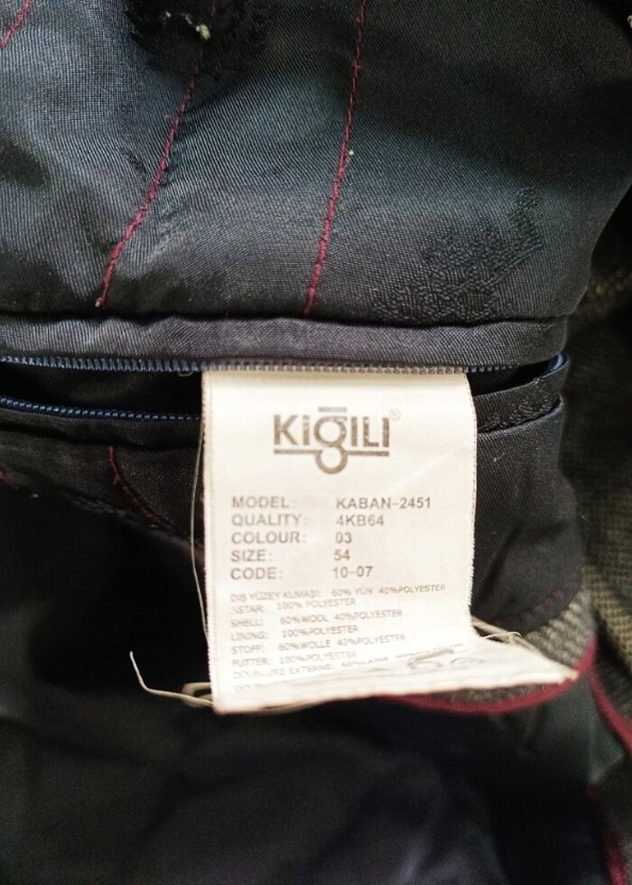 54 Beden Kiğılı Kaşe Kaban - Görsel 3