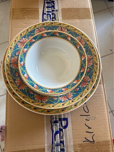 Kütahya Porselen Yemek Takımı vintage