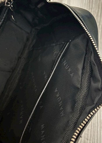 MANUKA Siyah Deri Kadın Çanta - Görsel 3