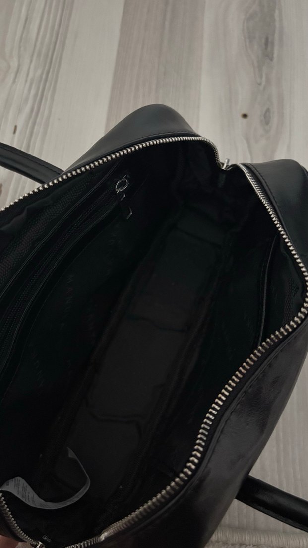 MANUKA Siyah Deri Kadın Çanta - Görsel 2