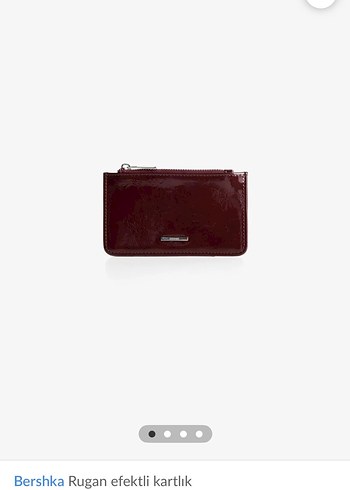 Burgundy Rugan Kadın Kartlık - Görsel 2