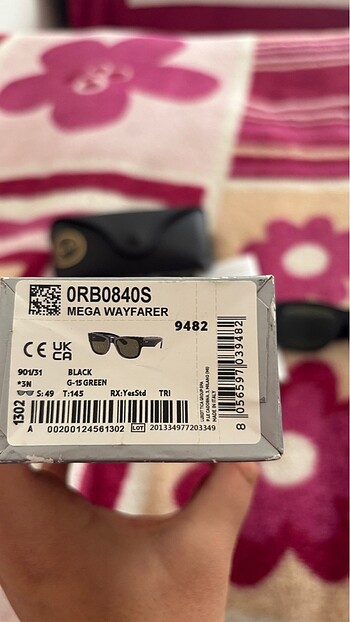 Beden siyah Renk Rayban mega wayfarer