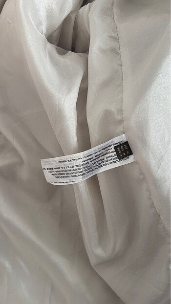 m Beden beyaz Renk Massimo dutti trençkot