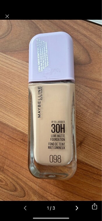 Maybelline fondoten