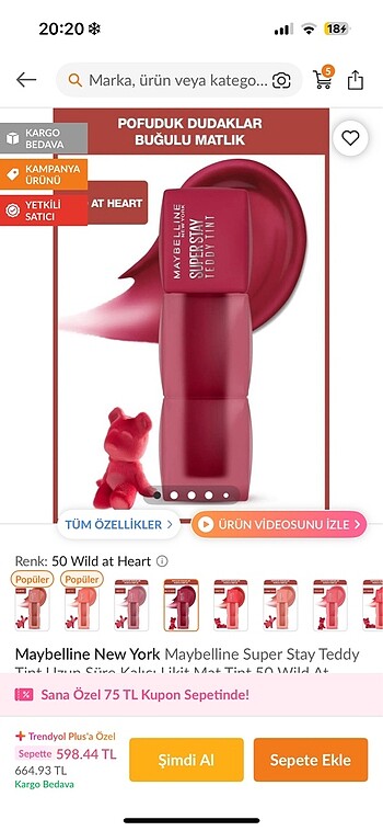 Teddy tint