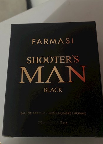 Farmasi Shooter's Man Black Erkek Parfümü 75 ml