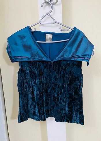 Piliseli Yaka ve Kolsuz Kadın Abiye Takım - Görsel 2