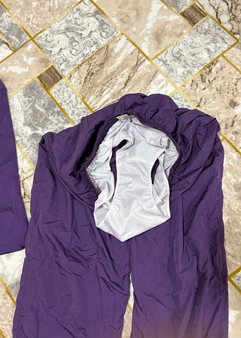 Mor Kadın Rahat Kesim Tam tesettür haşema - Görsel 5