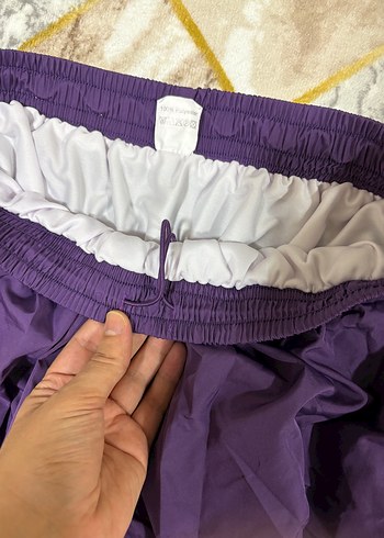 Mor Kadın Rahat Kesim Tam tesettür haşema - Görsel 4