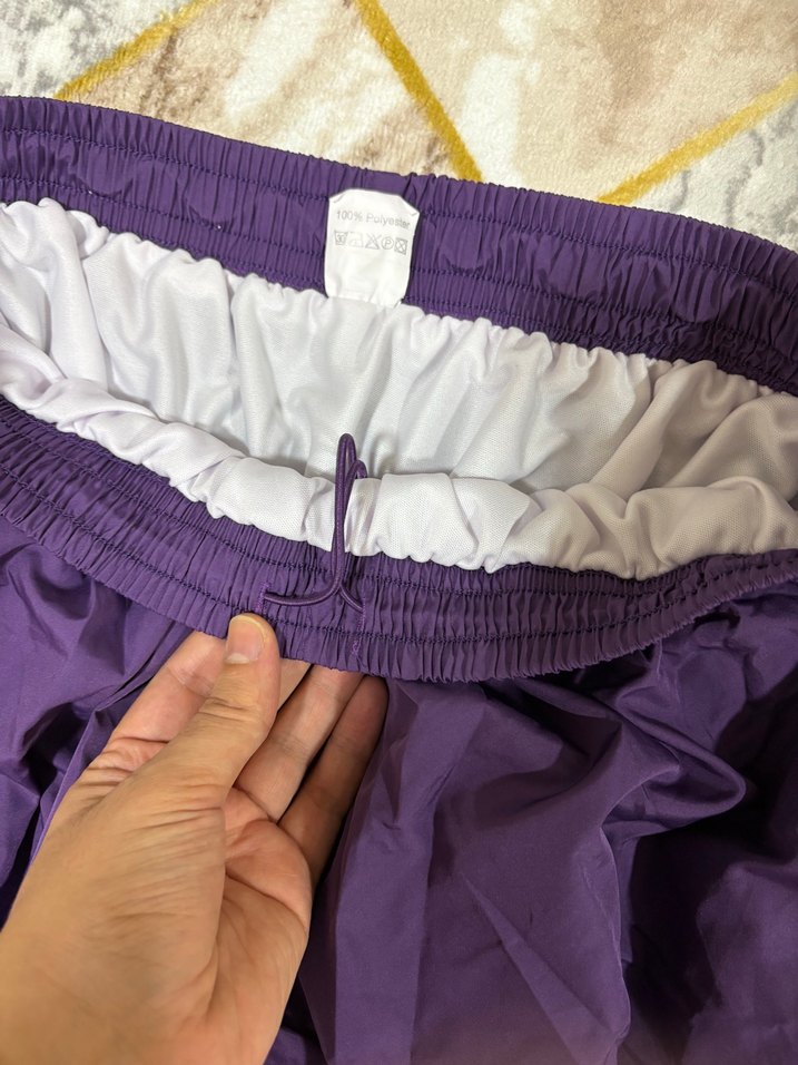 Mor Kadın Rahat Kesim Tam tesettür haşema - Görsel 4