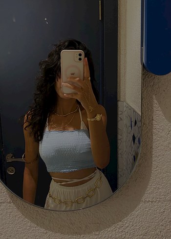 Trendyol & Milla Mavi crop