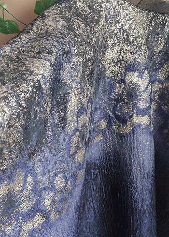 universal Beden Gold Batik Desenli brokar kumaş Kadın Kimono