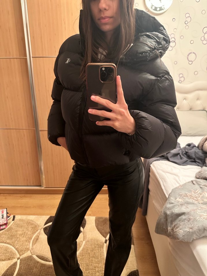 Bershka Suni Deri Straight Fit Pantolon - Görsel 5