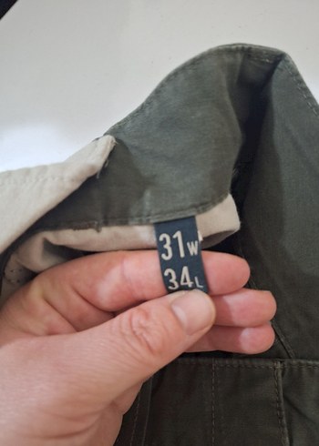 Dockers Kanvas Kargo Pantolon - Paça ve Cep Detaylı - Görsel 4