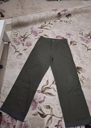 Dockers Kanvas Kargo Pantolon - Paça ve Cep Detaylı - Görsel 9