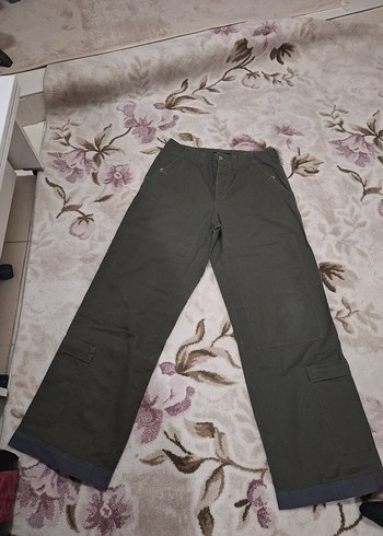 Dockers Kanvas Kargo Pantolon - Paça ve Cep Detaylı - Görsel 8