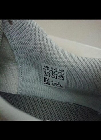 40 Beden Adidas ayakkabı