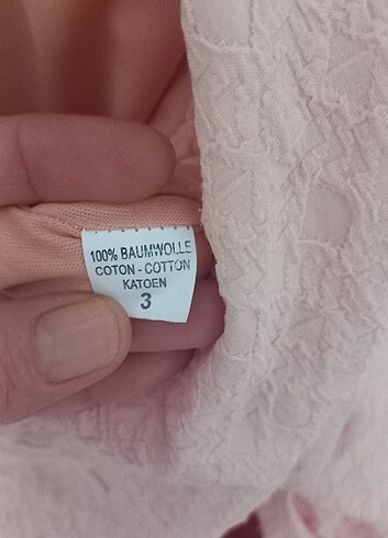 10 Yaş Beden pembe Renk Elbise