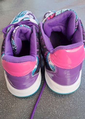 Mor Baskılı Basketbol Ayakkabısı - Görsel 5