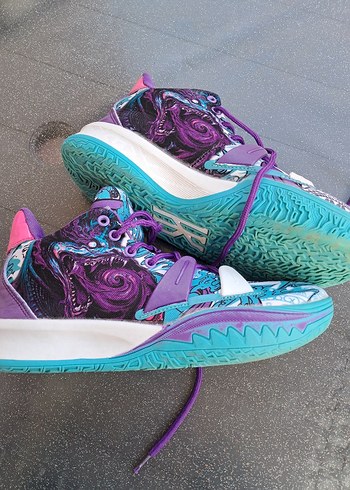 Mor Baskılı Basketbol Ayakkabısı - Görsel 3