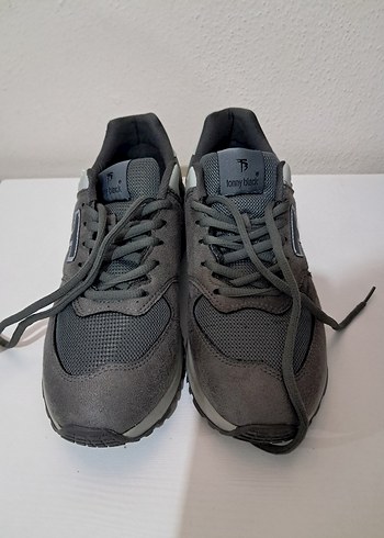 Gri Günlük Bağcıklı Spor Ayakkabı - Görsel 2