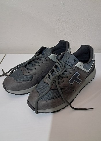 Gri Günlük Bağcıklı Spor Ayakkabı - Görsel 3