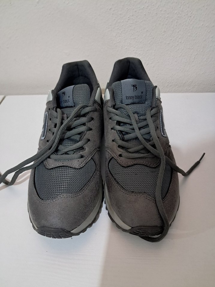 Gri Günlük Bağcıklı Spor Ayakkabı - Görsel 2