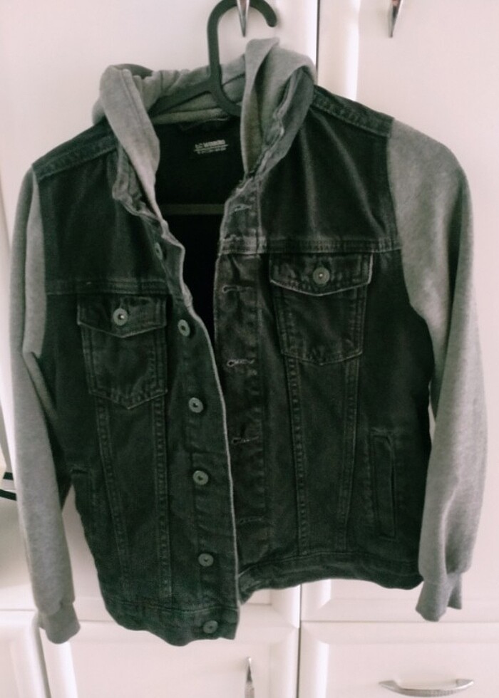 Çocuk kot mont - Görsel 3