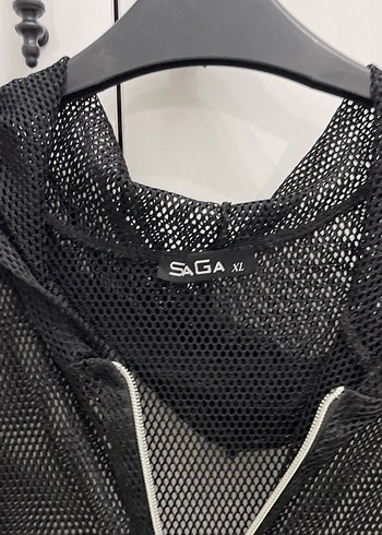 Siyah Fermuarlı Uzun Kadın Ceket - Görsel 3