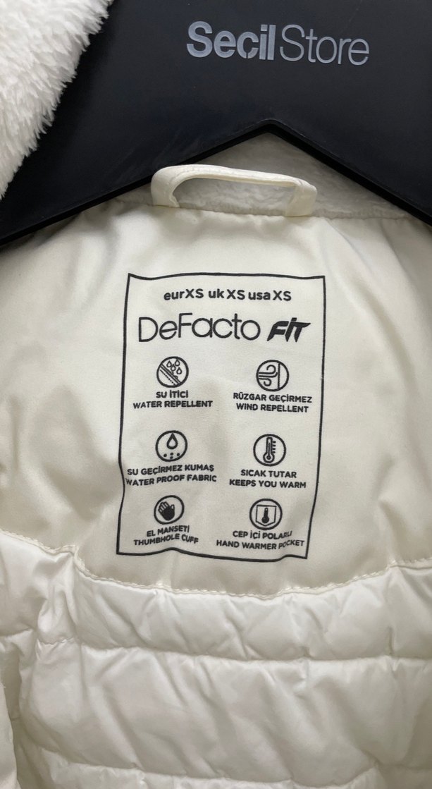 Kadın Beyaz Fermuarlı Sokak Stili Ceket - Görsel 5