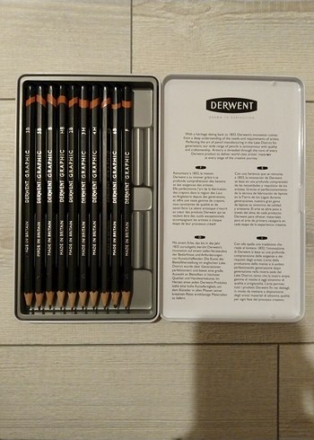 Derwent Graphic Dereceli Kurşun Kalem Seti - Görsel 3