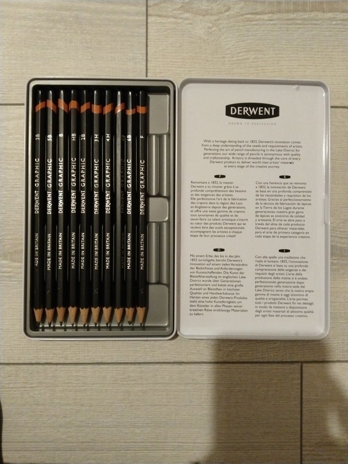 Derwent Graphic Dereceli Kurşun Kalem Seti - Görsel 3