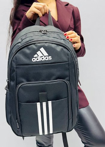 Siyah Fermuarlı Erkek Sırt Çantası - Görsel 3