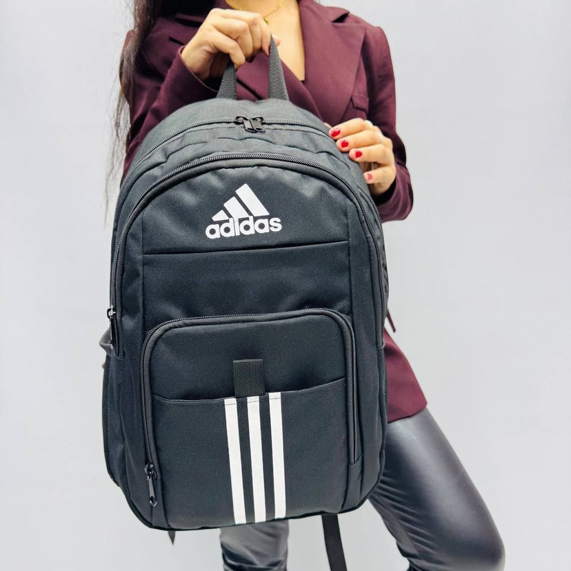 Siyah Fermuarlı Erkek Sırt Çantası - Görsel 3