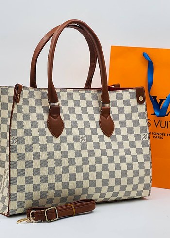 Kahverengi Deri Tokalı Modern Klasik Kadın Çanta - Görsel 3