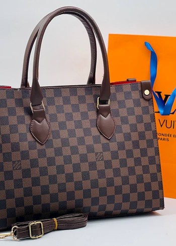 Kahverengi Deri Tokalı Modern Klasik Kadın Çanta - Görsel 5