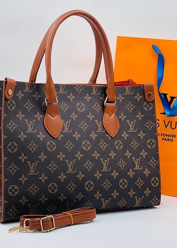 Kahverengi Deri Tokalı Modern Klasik Kadın Çanta - Görsel 8