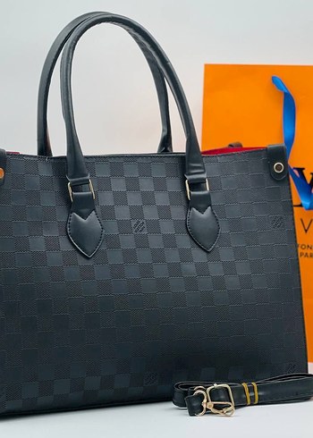 Kahverengi Deri Tokalı Modern Klasik Kadın Çanta - Görsel 9